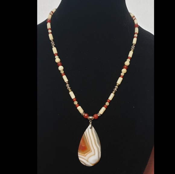 Carnelian Necklace - Picture 2 of 2